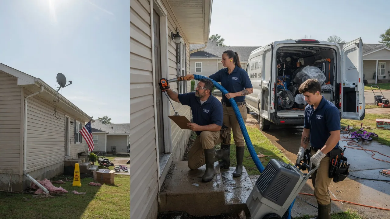 Ceiling Water Damage Restoration in Rinard, IL near me